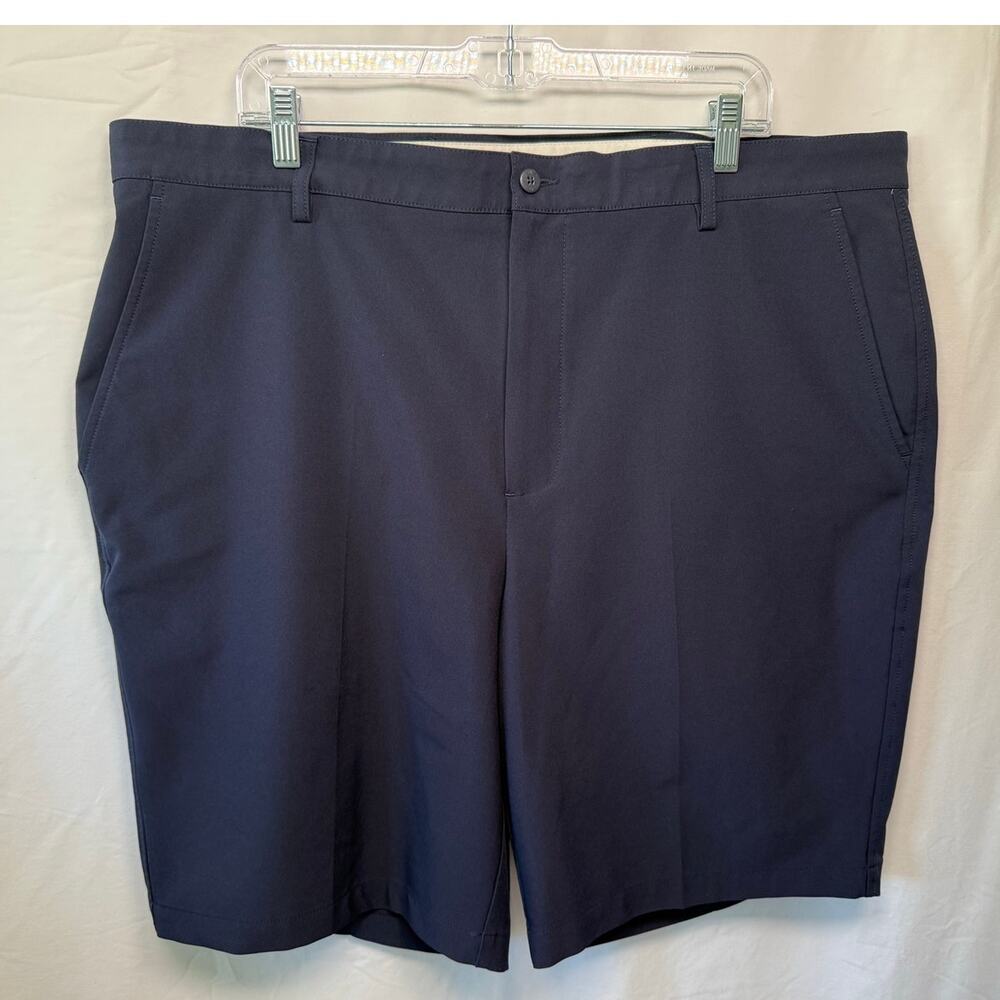 FootJoy Men's Flat Front Golf Shorts, Navy Blue, Size 42 - Excellent